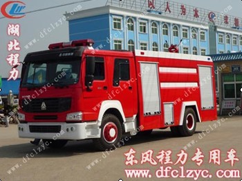 重汽单桥水罐消防车