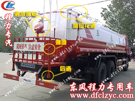 东风1208后双桥洒水车喷头（部分）展示