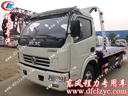 东风多利卡一拖二清障车