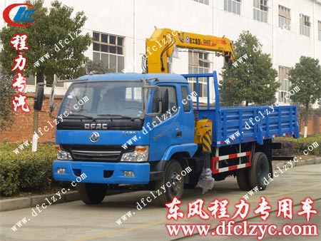 东风劲卡排半随车起重运输车