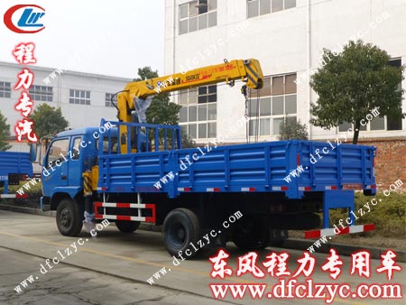 东风劲卡排半随车起重运输车