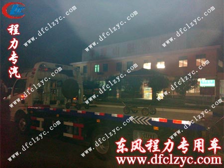 东风多利卡一拖二清障车