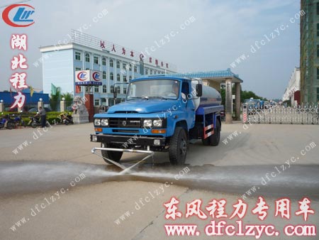 湖北程力东风140尖头洒水车