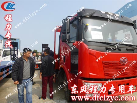 解放平板运输车用户看车