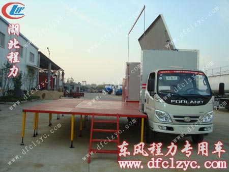 湖北程力专用汽车有限公司福田小卡流动舞台车展示图