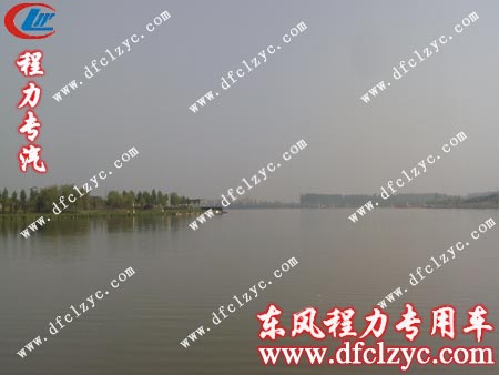 新乡人工湖清晨的美景