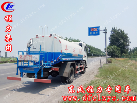 到达衡水的湖北程力东风145洒水车