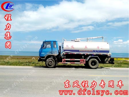 湖北程力东风专底吸粪车