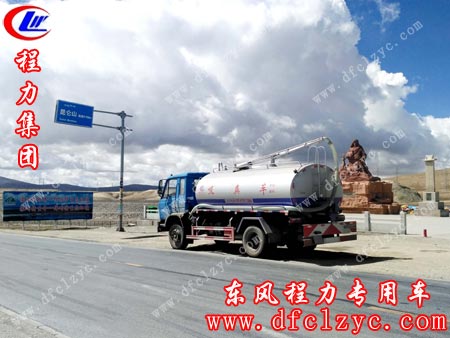 湖北程力东风专底吸粪车