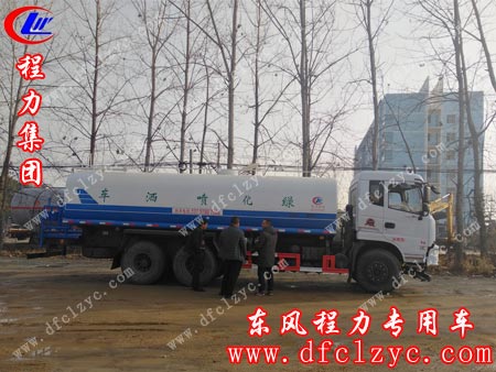 湖北程力东风后双桥洒水车