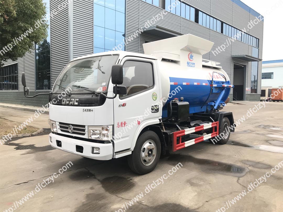 上图为湖北程力东风小多利卡餐厨垃圾车
