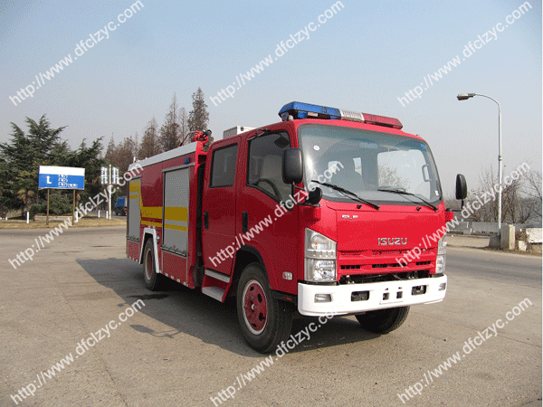 上图为湖北程力集团五十铃消防车