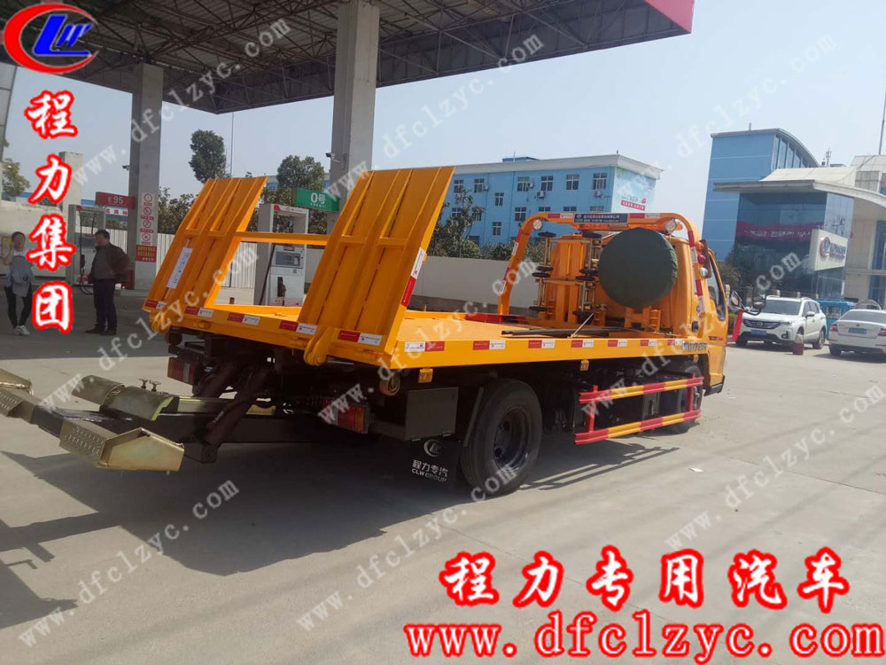 湖北程江铃一拖二清障车