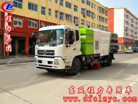 程力专用汽车股份有限公司生产的东风天锦洗扫车