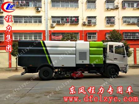 湖北程力专用汽车有限公司生产的东风天锦洗扫车