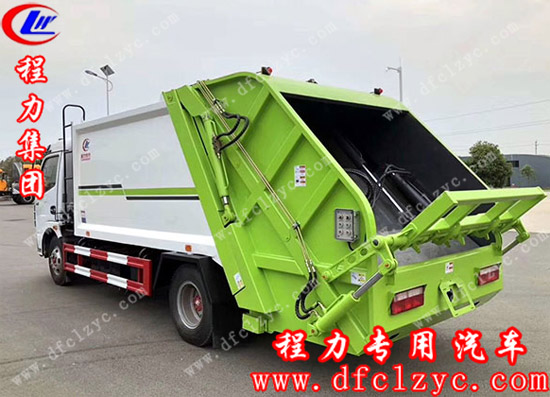 湖北程力专用汽车有限公司东风多利卡8方压缩垃圾车